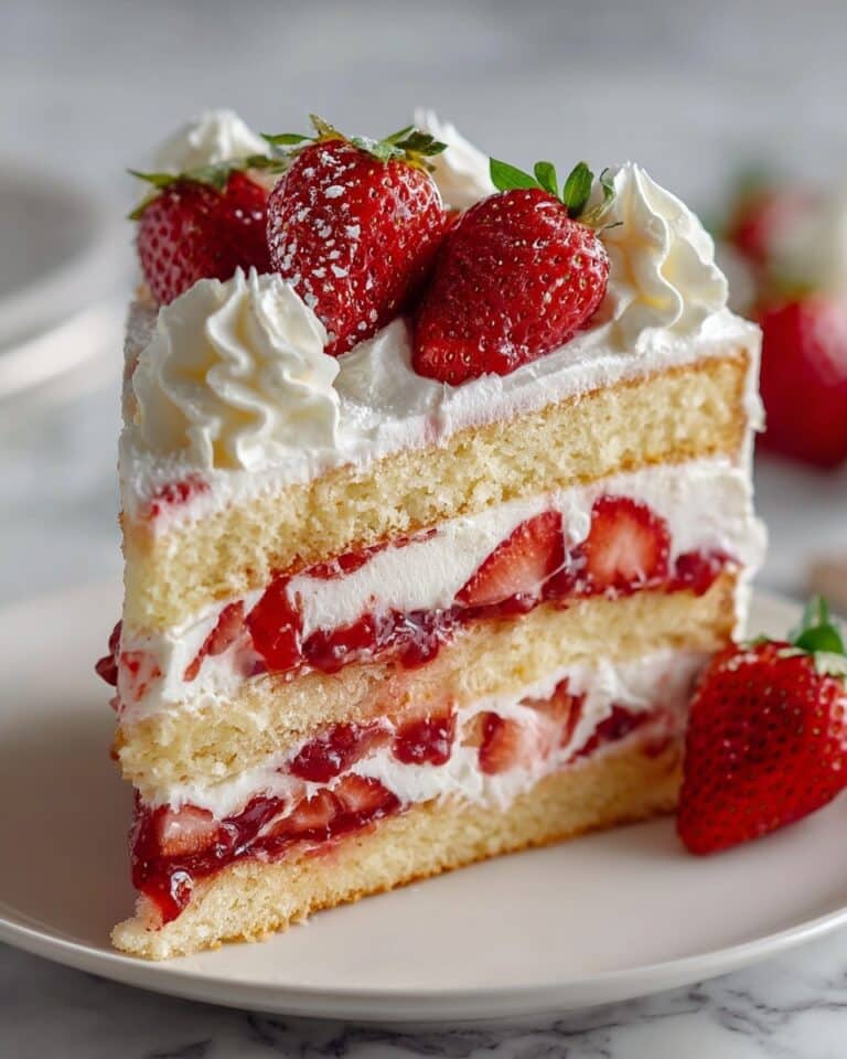 Vanilla Cake Strawberry Shortcake Recipe