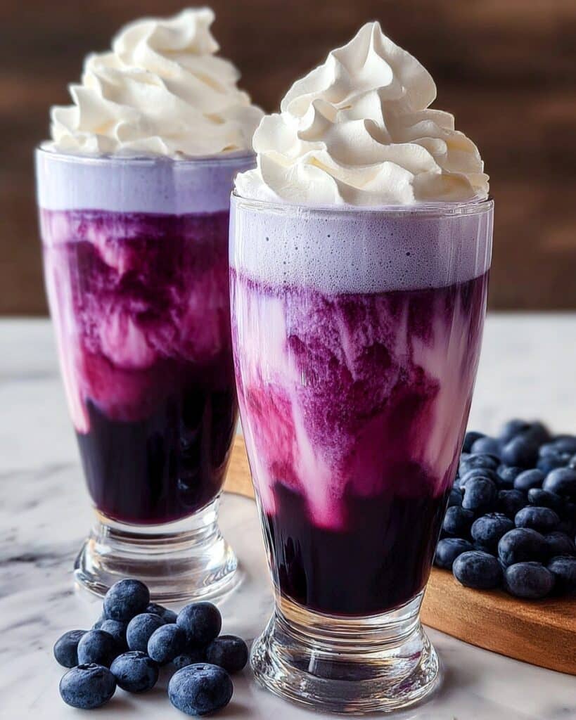 Sugar Free Blueberry Italian Cream Soda Recipe