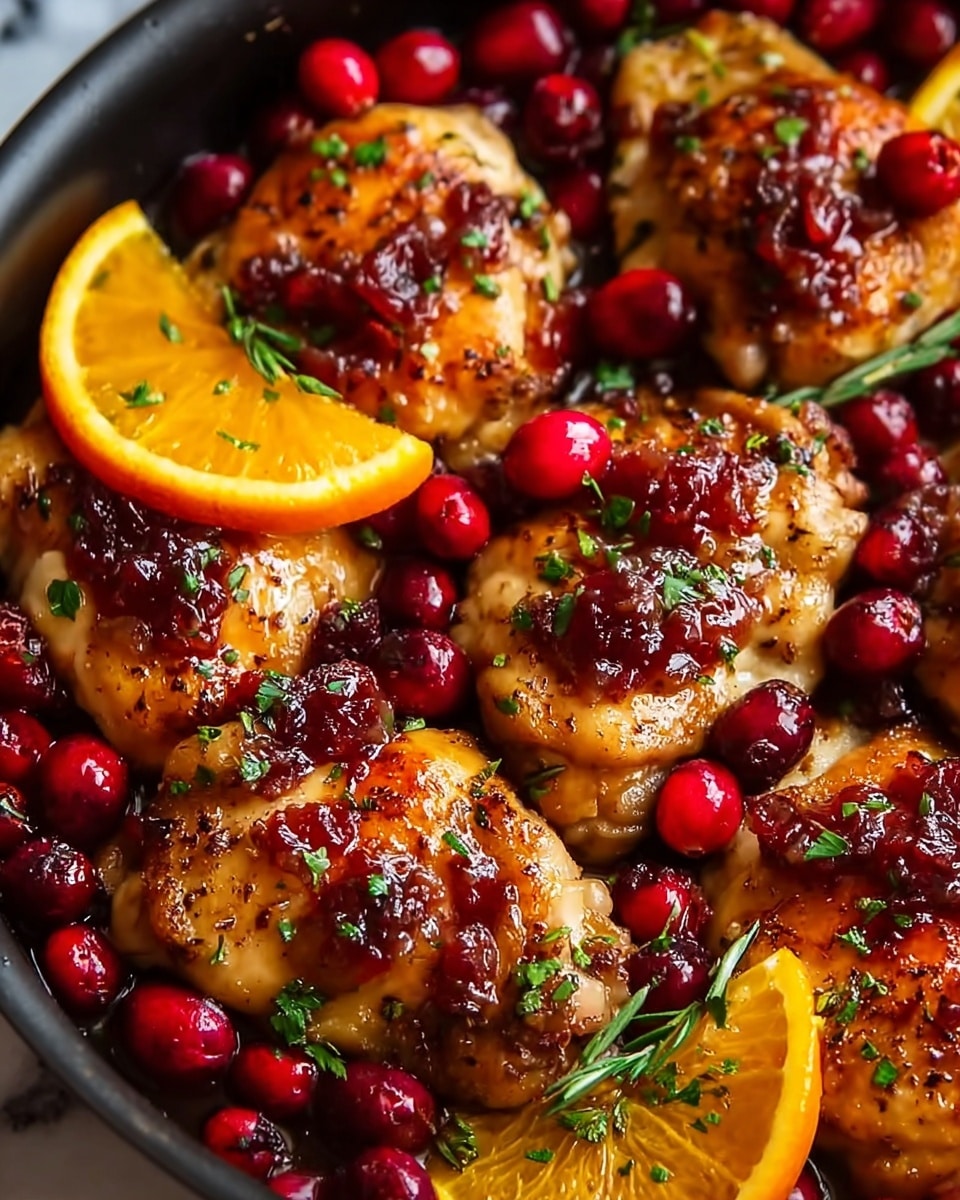 Cranberry Orange Chicken Recipe - Recipe Image