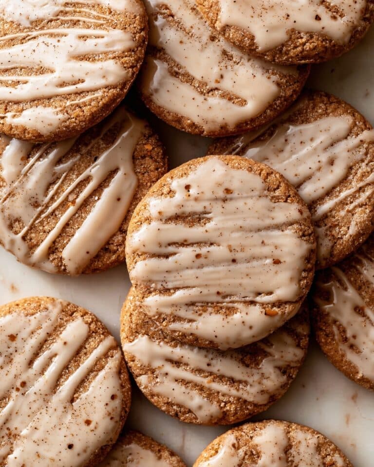 Pumpkin Oatmeal Cookies with Spiced Glaze Recipe