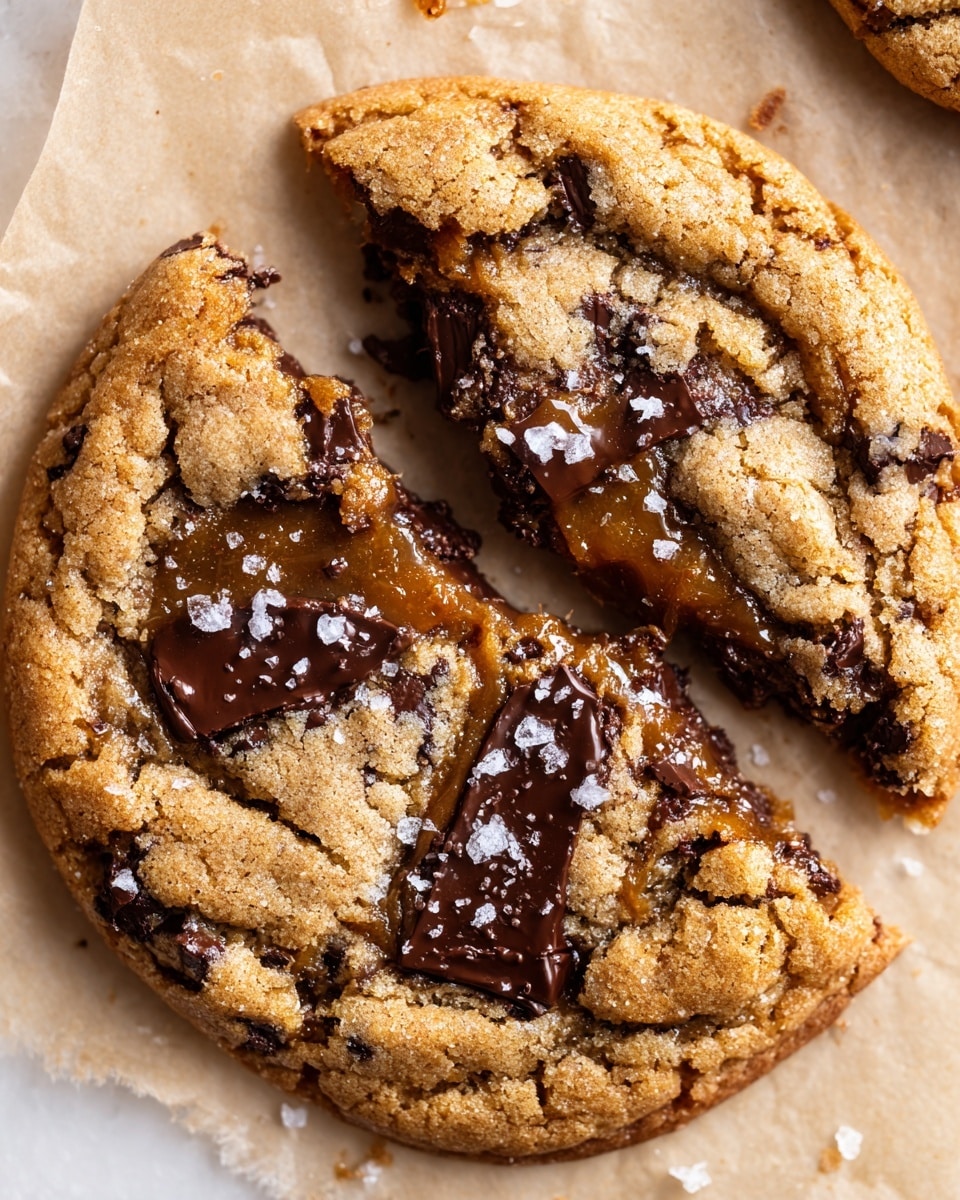 The image shows three round cookies on a white plate, placed on a white marbled surface. Each cookie has a golden brown color with a slightly rough texture and visible chocolate swirls in the center that look smooth and darker brown. One cookie has a small piece of a nut, light brown and smooth, on top. The cookies have a slightly uneven edge and appear soft and chewy. photo taken with an iphone --ar 4:5 --v 7