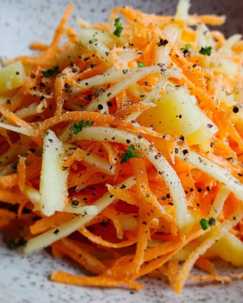 Healthy Carrot Apple Salad Recipe (15-Minutes) Recipe