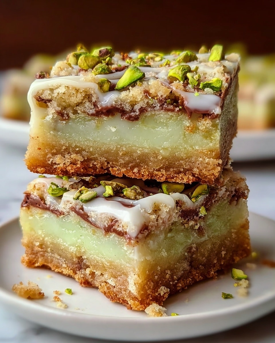 Pistachio Dream Cookie Bars Recipe - Recipe Image
