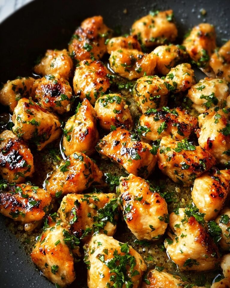15-Minute Garlic Butter Chicken Bites Recipe