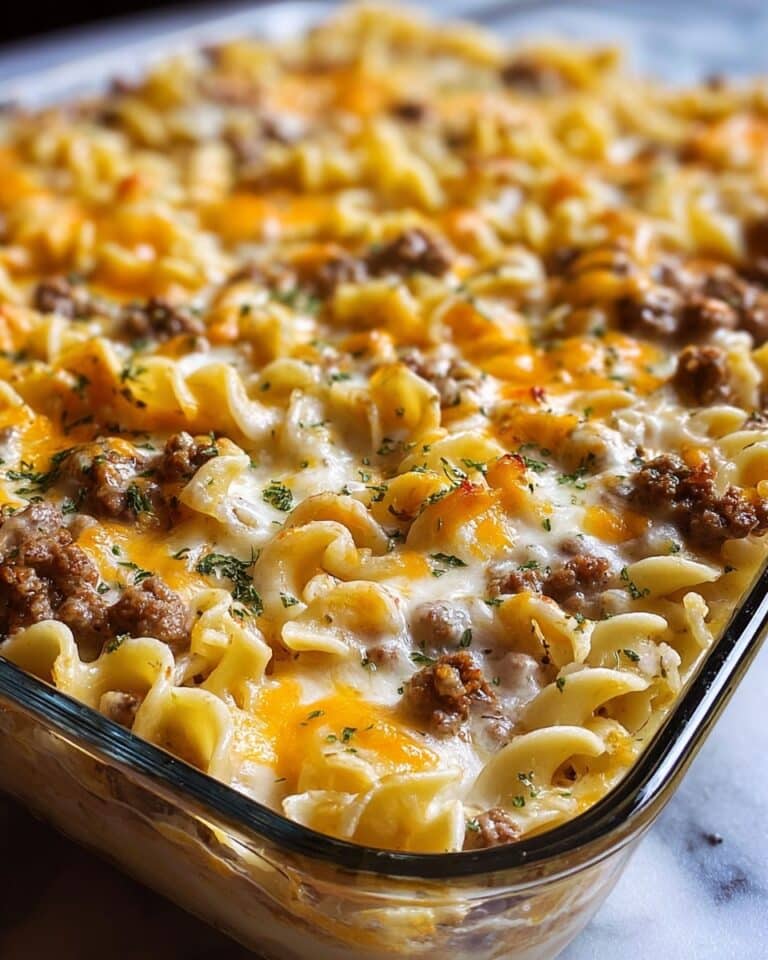 Sour Cream Beef Noodle Casserole Recipe