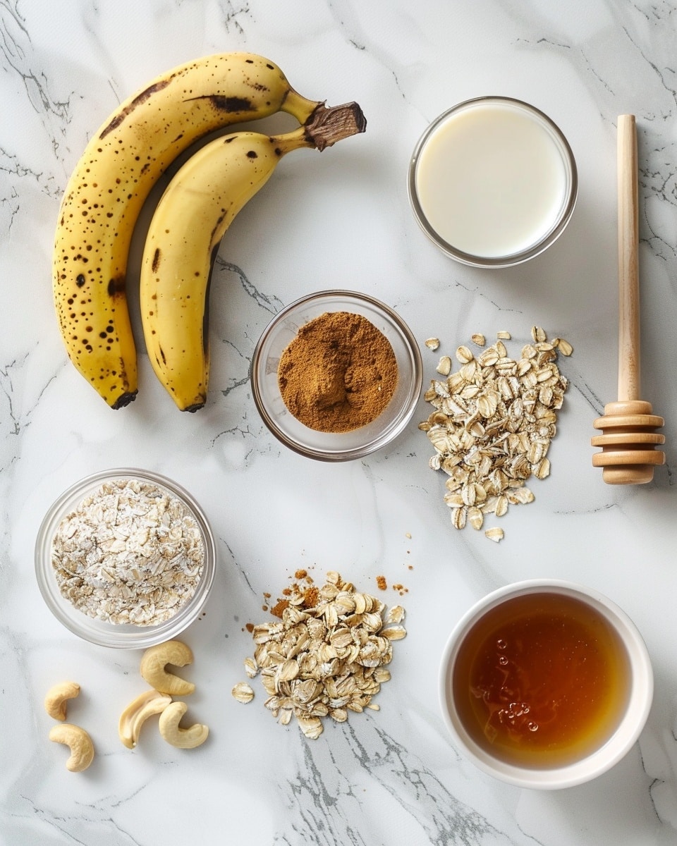 Single white plate holding one baked oatmeal muffin topped with chopped nuts and a drizzle of honey, close-up angled shot revealing the moist and textured oat interior with visible grains and nut pieces, sitting on a white marble surface under natural lighting, styled as an individual serving ready to eat, photo taken with an iphone --ar 4:5 --v 7