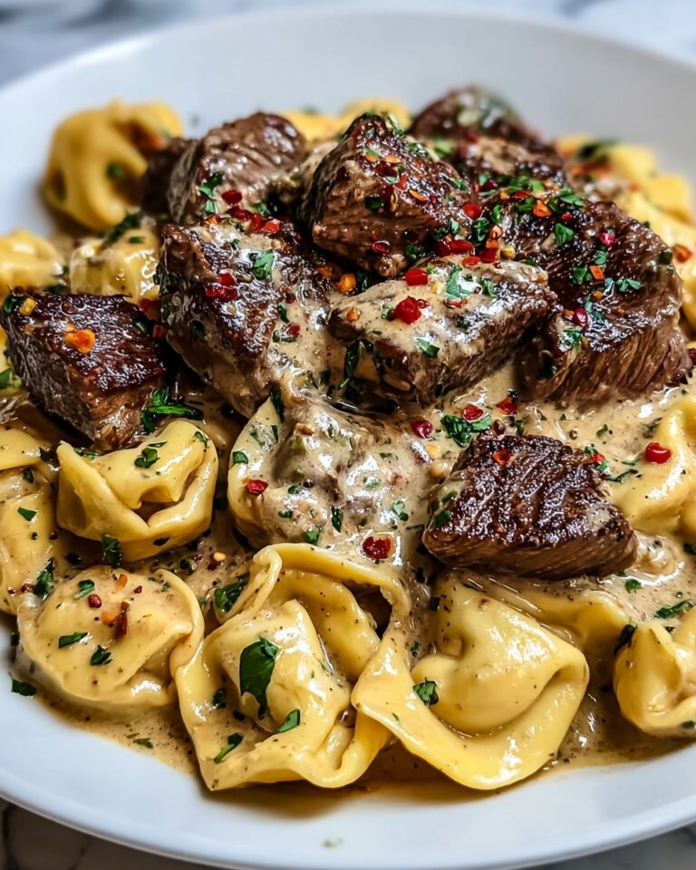 One-Pan Cowboy Butter Tortellini Steak Bites Recipe