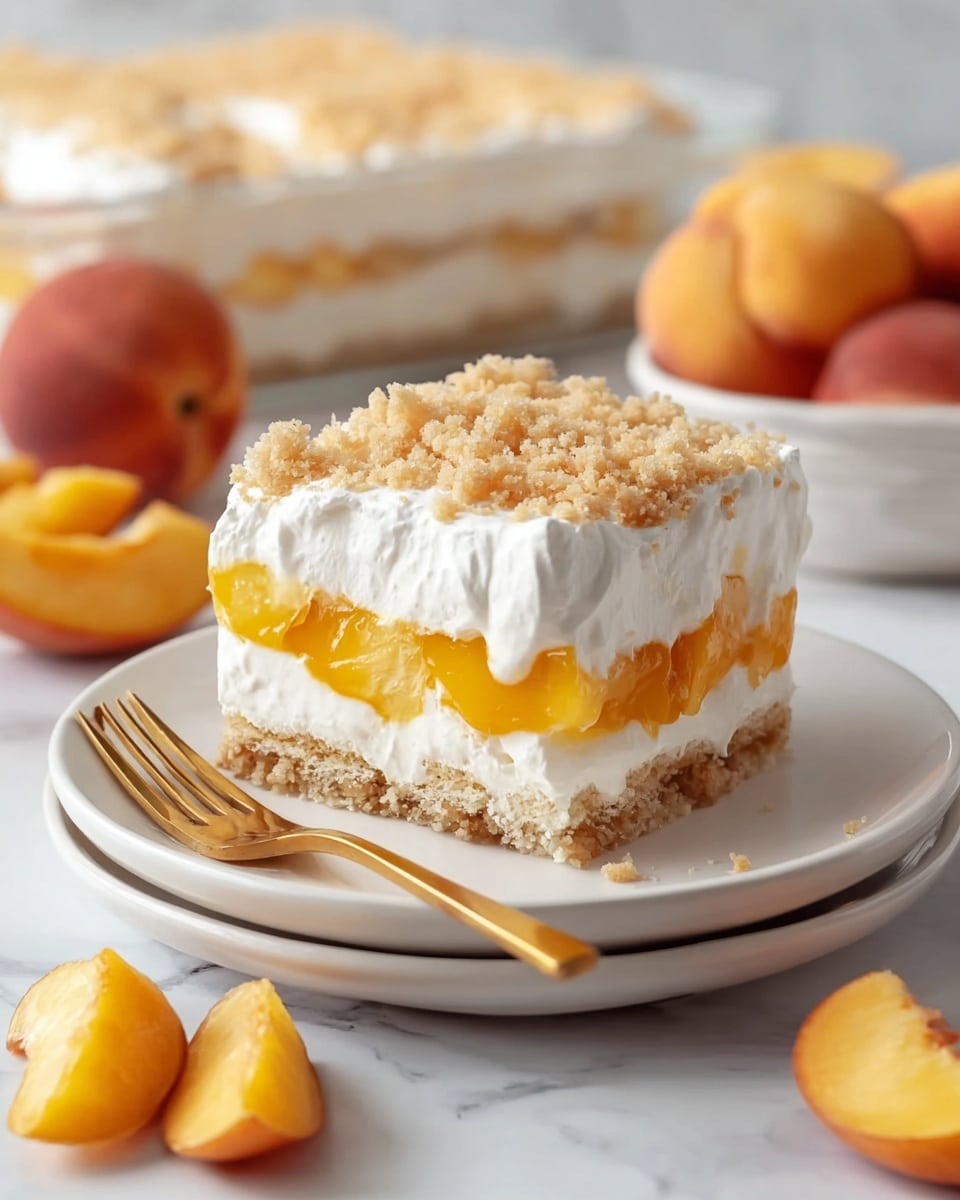 Peaches and Cream Dream Delight Recipe - Recipe Image