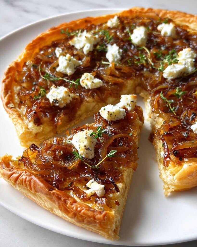 Caramelized Onion and Goat Cheese Tarts Recipe