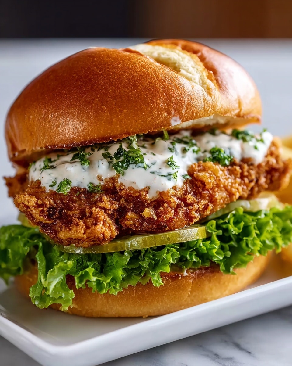 Cajun Crispy Chicken Sandwich with Garlic Aioli Recipe - Recipe Image