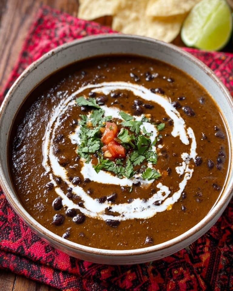 Mexican Style Black Bean Soup Recipe