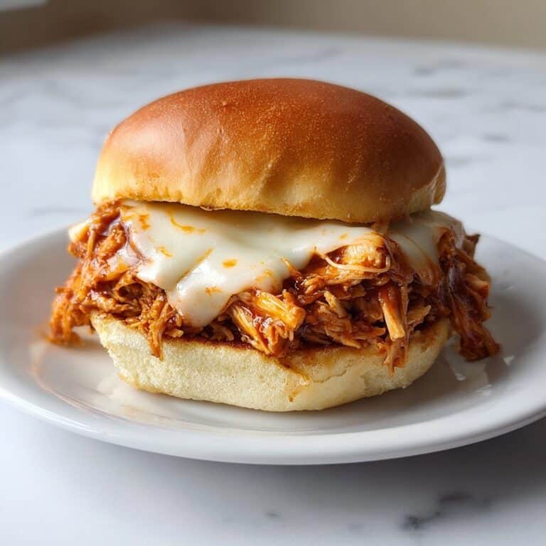 Slow Cooker Parmesan Garlic Chicken Sandwich Recipe