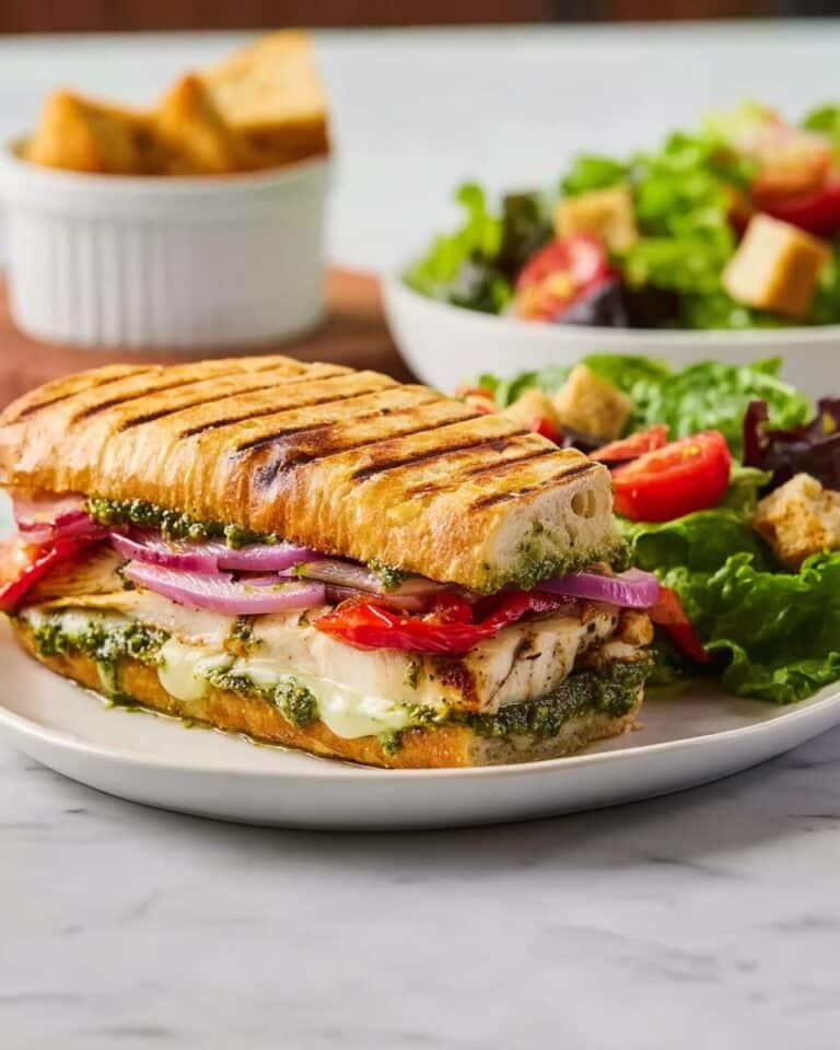 Italian Chicken Pesto Panini Recipe