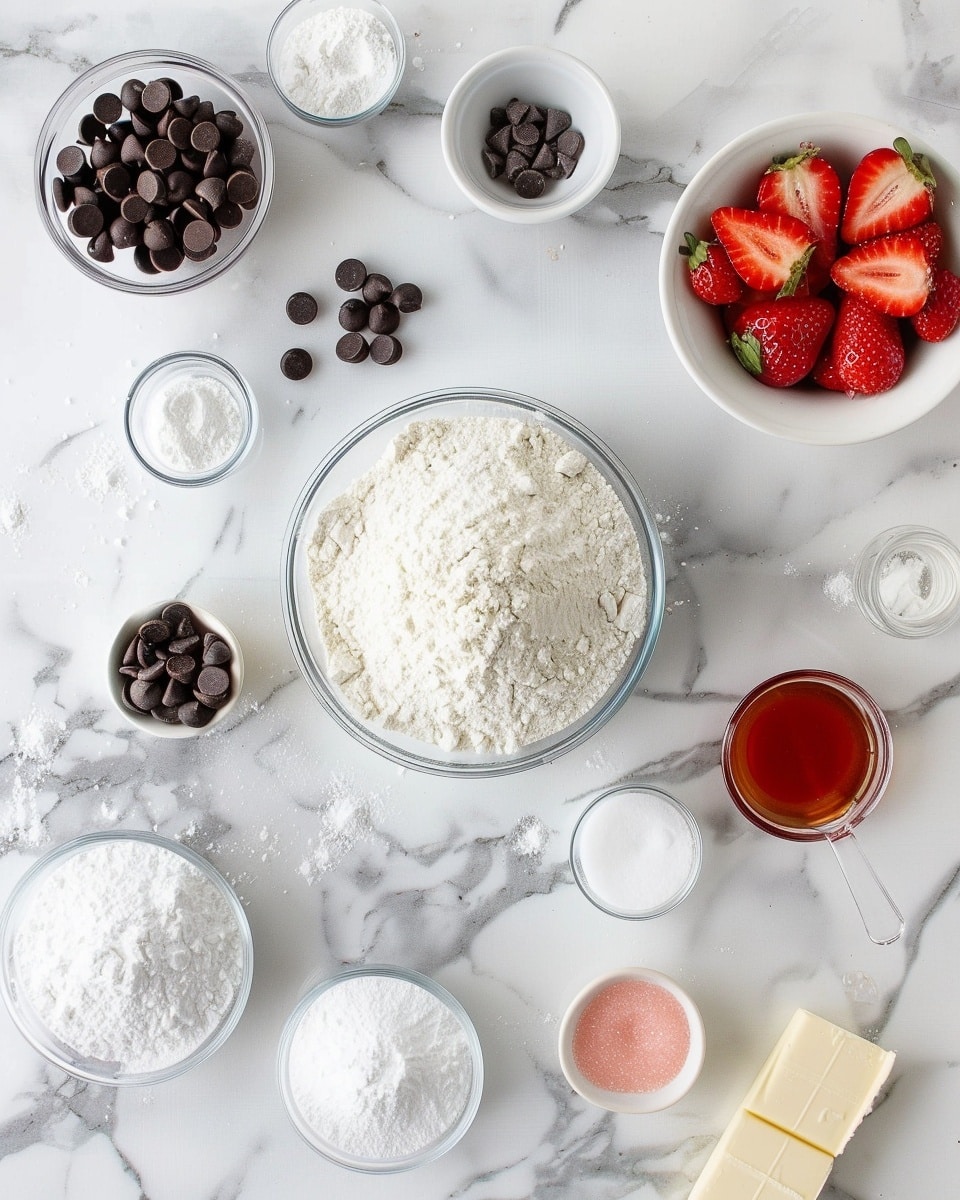 Single white plate holding one pink glazed cookie with a bite taken out, showcasing the soft and crumbly interior texture, topped with delicate drizzles of dark chocolate, natural light highlighting the smooth glaze and moist inside, styled close-up on a white marble surface, intimate food blog style photo taken with an iphone --ar 4:5 --v 7
