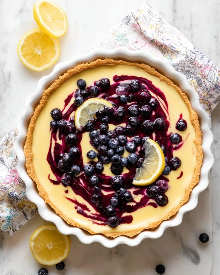 Lemon Blueberry Tart Recipe