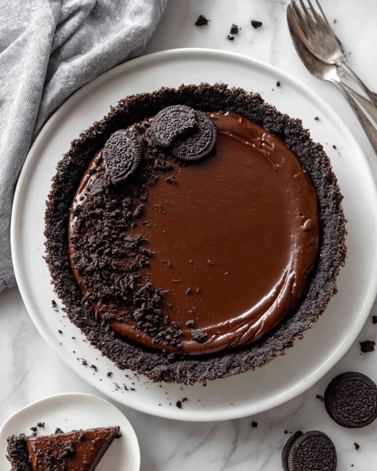 Oreo Tart with White and Dark Chocolate Ganache Recipe