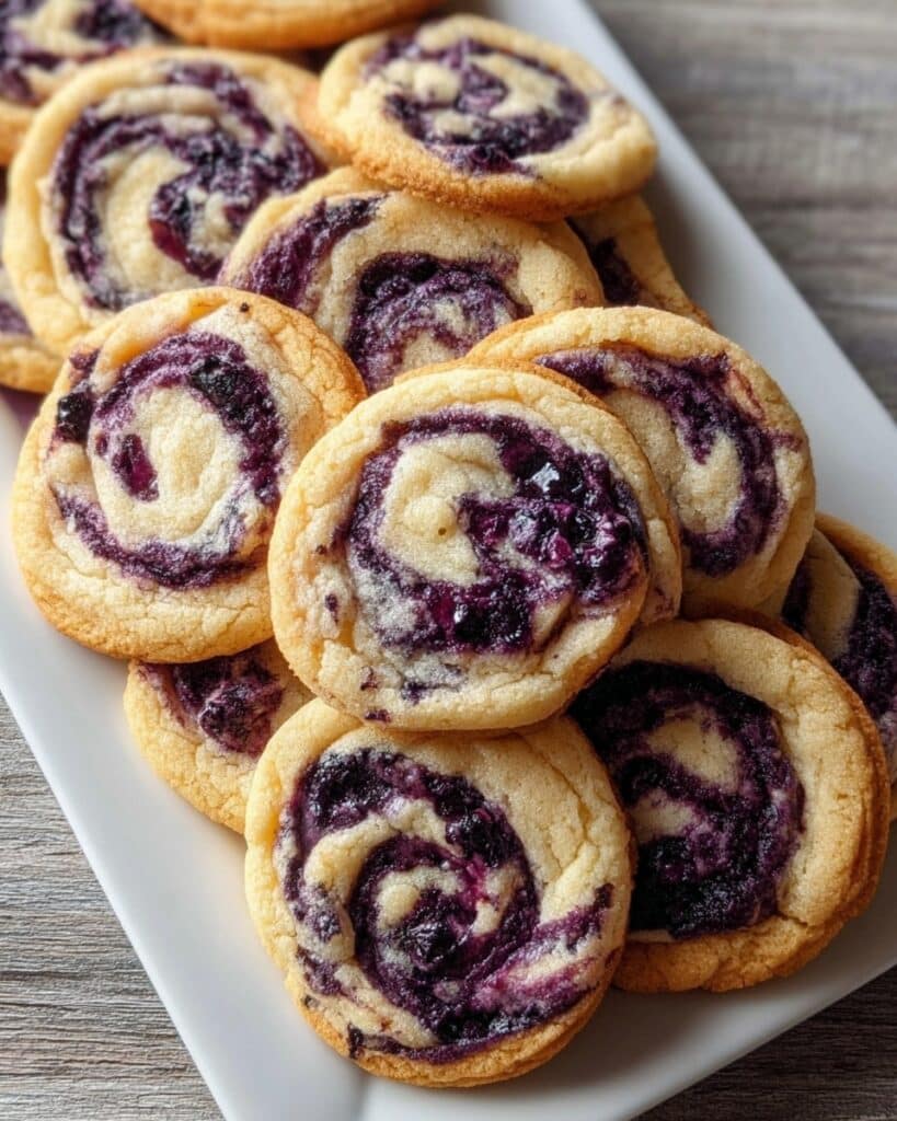 Blueberry Cheesecake Swirl Cookies Recipe