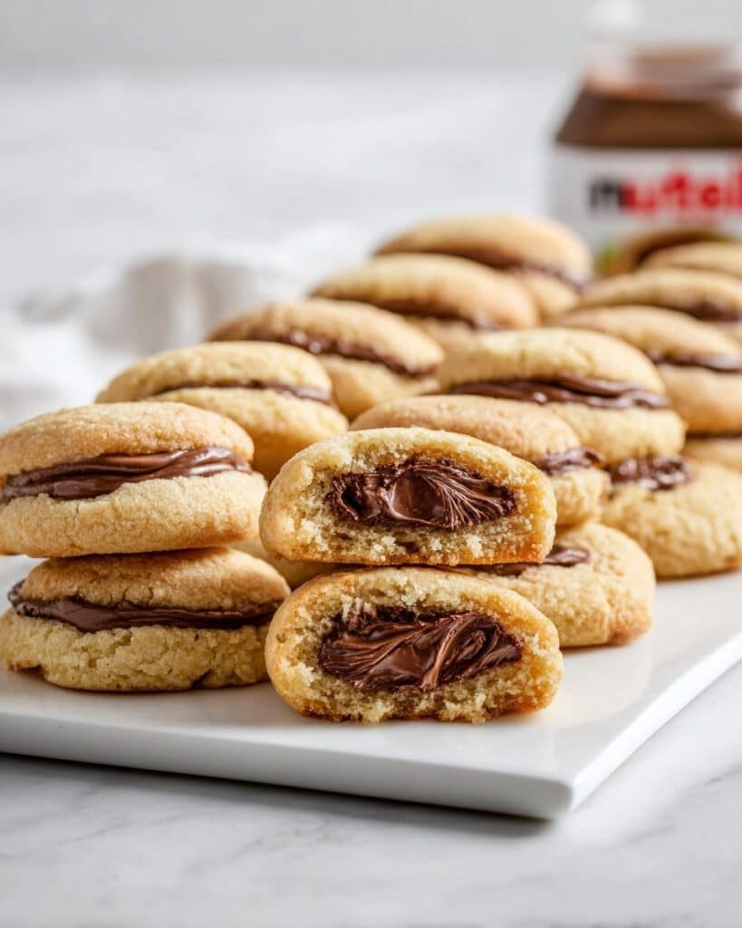 Nutella Stuffed Sugar Cookies Recipe