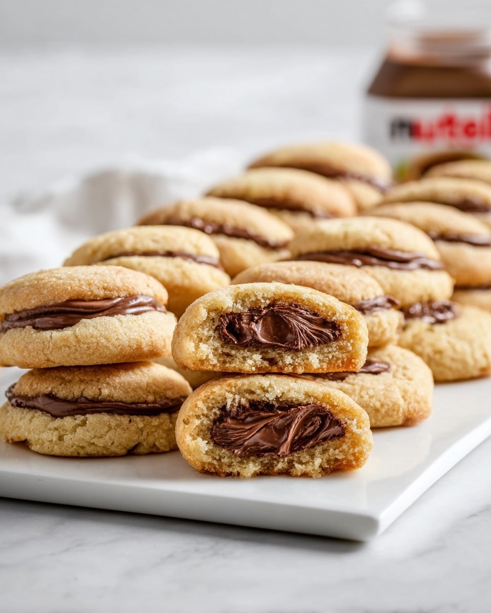 Nutella Stuffed Sugar Cookies Recipe