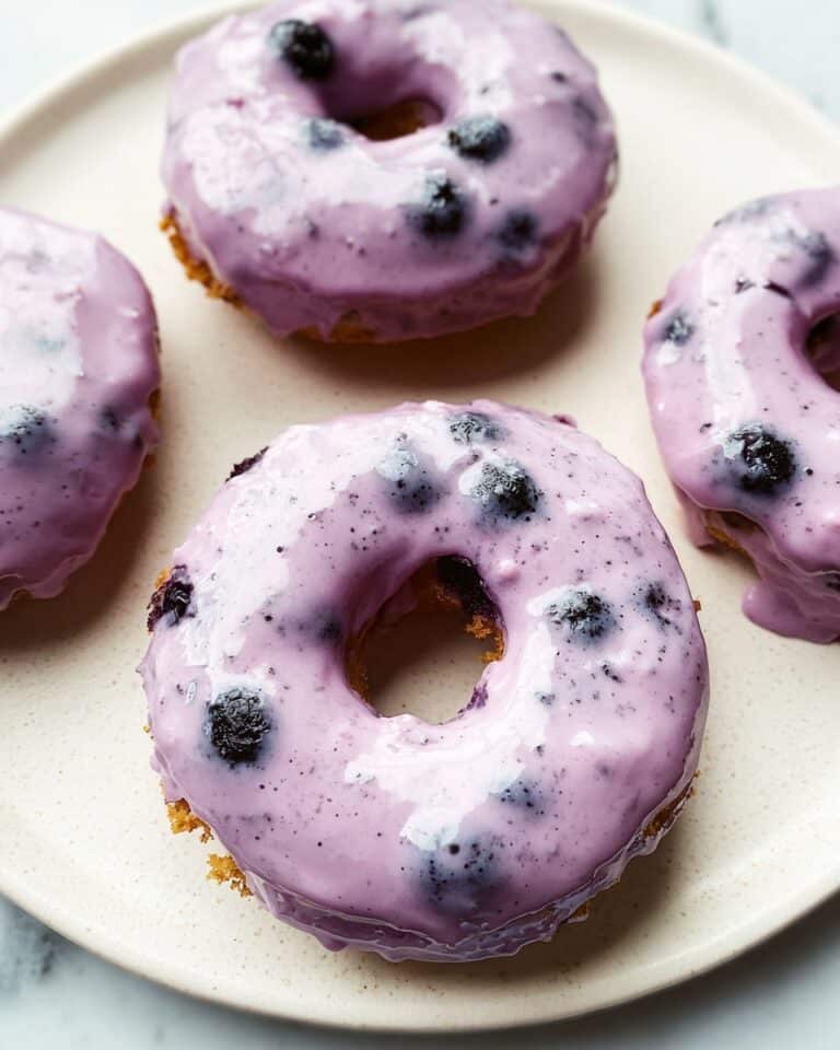 Wild Blueberry Cake Donuts Recipe