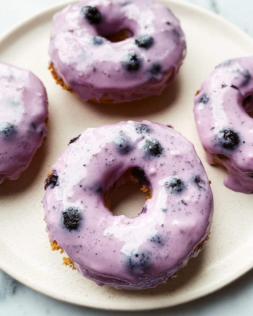 Wild Blueberry Cake Donuts Recipe