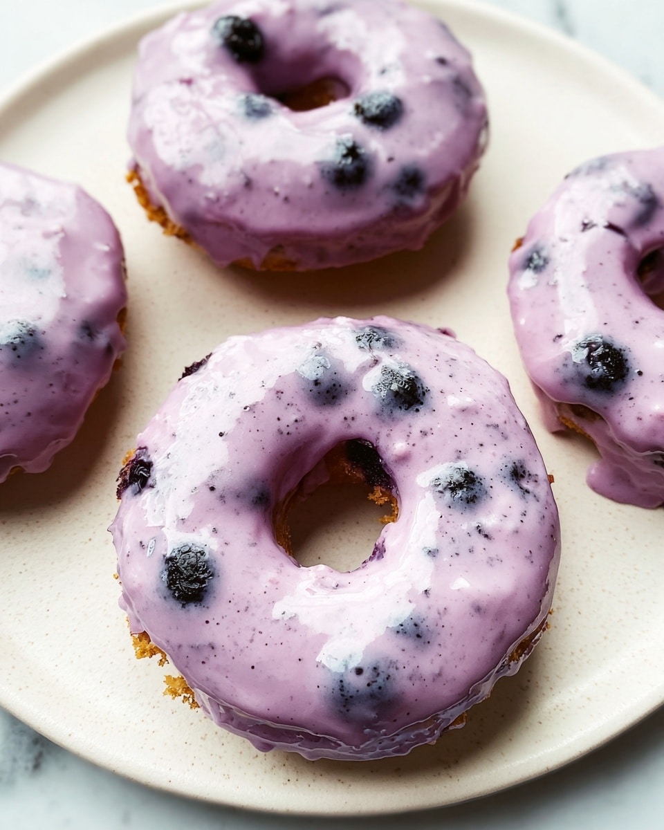 Wild Blueberry Cake Donuts Recipe
