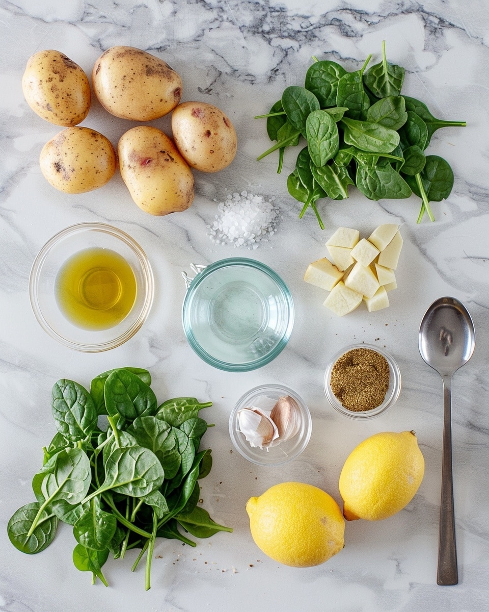Single white shallow bowl holding one plated serving of spicy potato and spinach curry, showcasing tender golden potato chunks and vibrant wilted spinach leaves bathed in a rich, textured tomato-based sauce with visible spices and herbs, close-up angled shot emphasizing the hearty consistency and layers of ingredients, natural light highlighting the steam rising softly from the warm dish, set on a white marble surface, intimate food blog style photo taken with an iphone --ar 4:5 --v 7