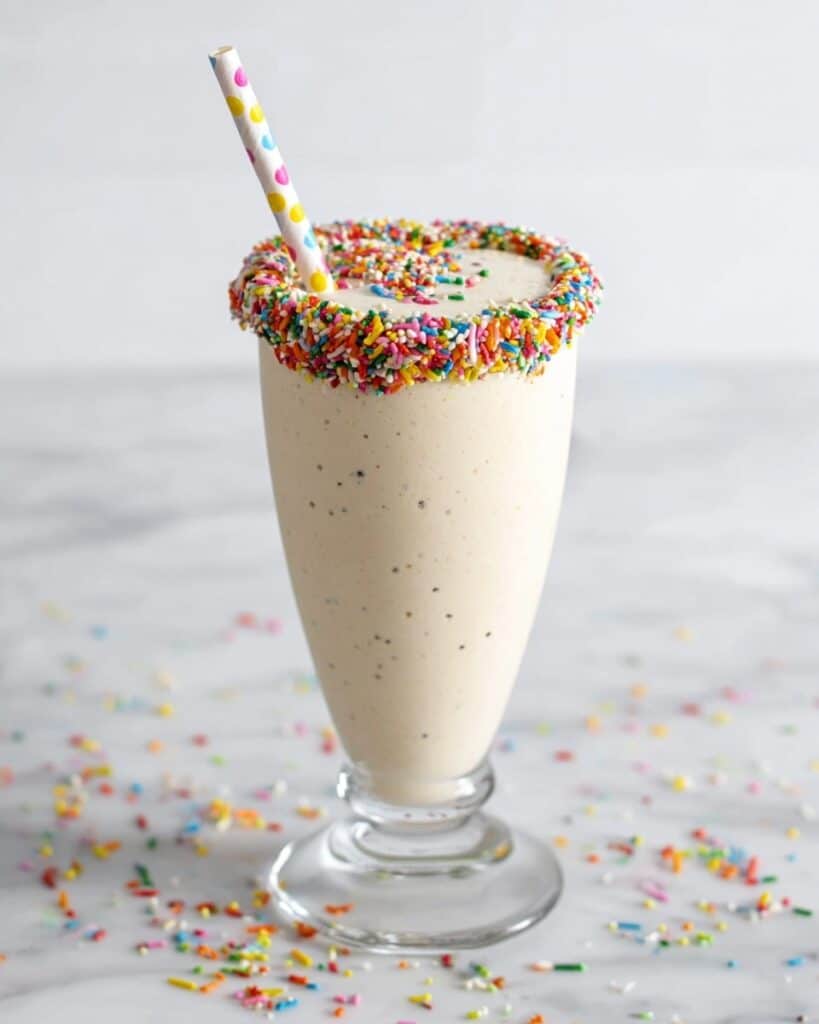 Cake Batter Protein Smoothie Recipe