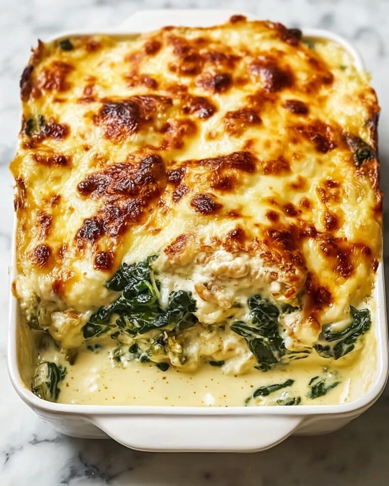 Chicken and Spinach Casserole with Cream Cheese Recipe