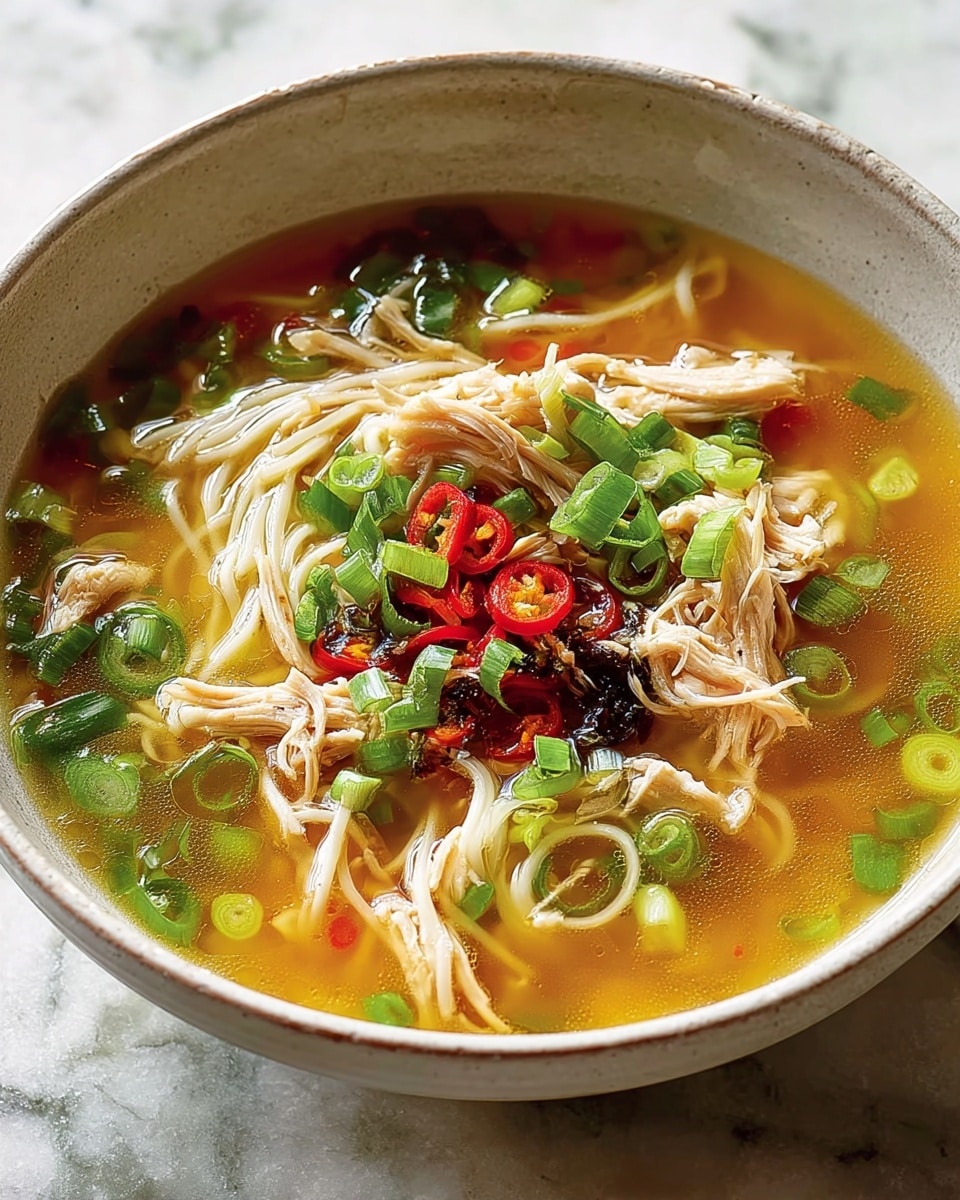 Ginger Garlic Chicken Noodle Soup Recipe