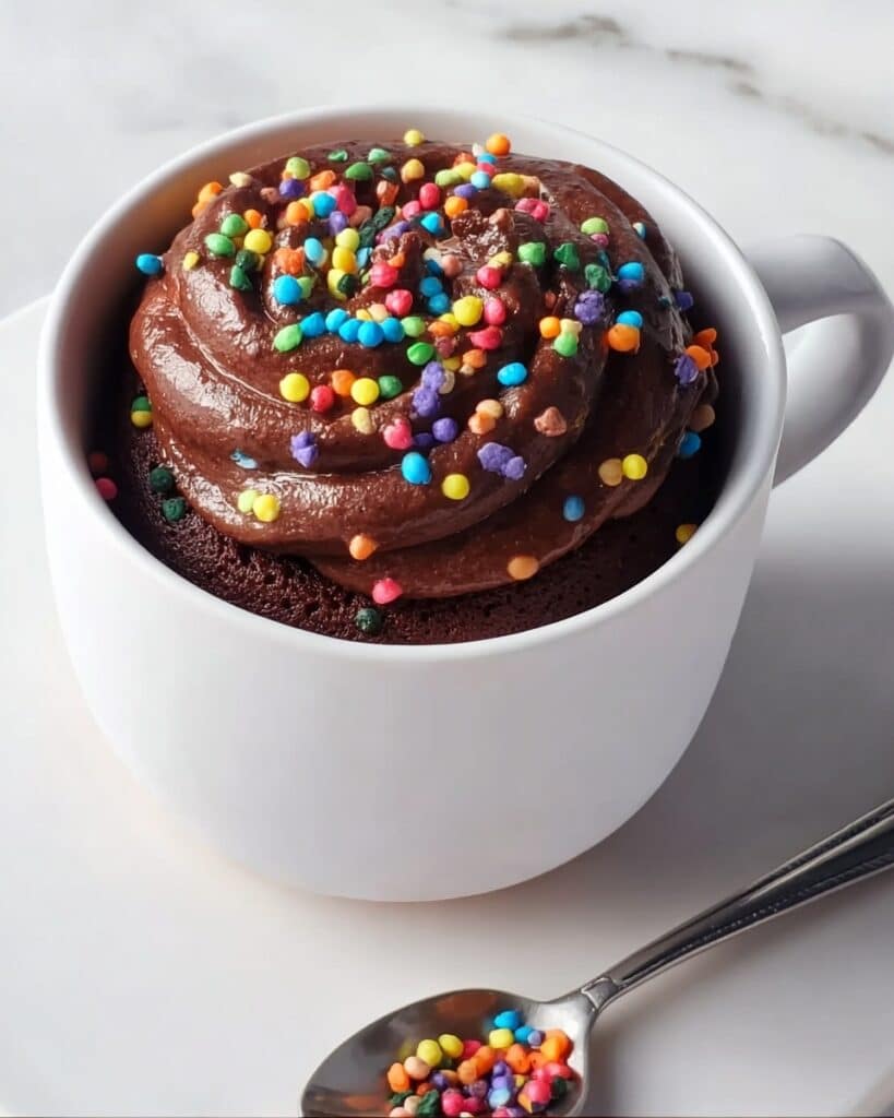 Fudgy Nutella Mug Cake Recipe