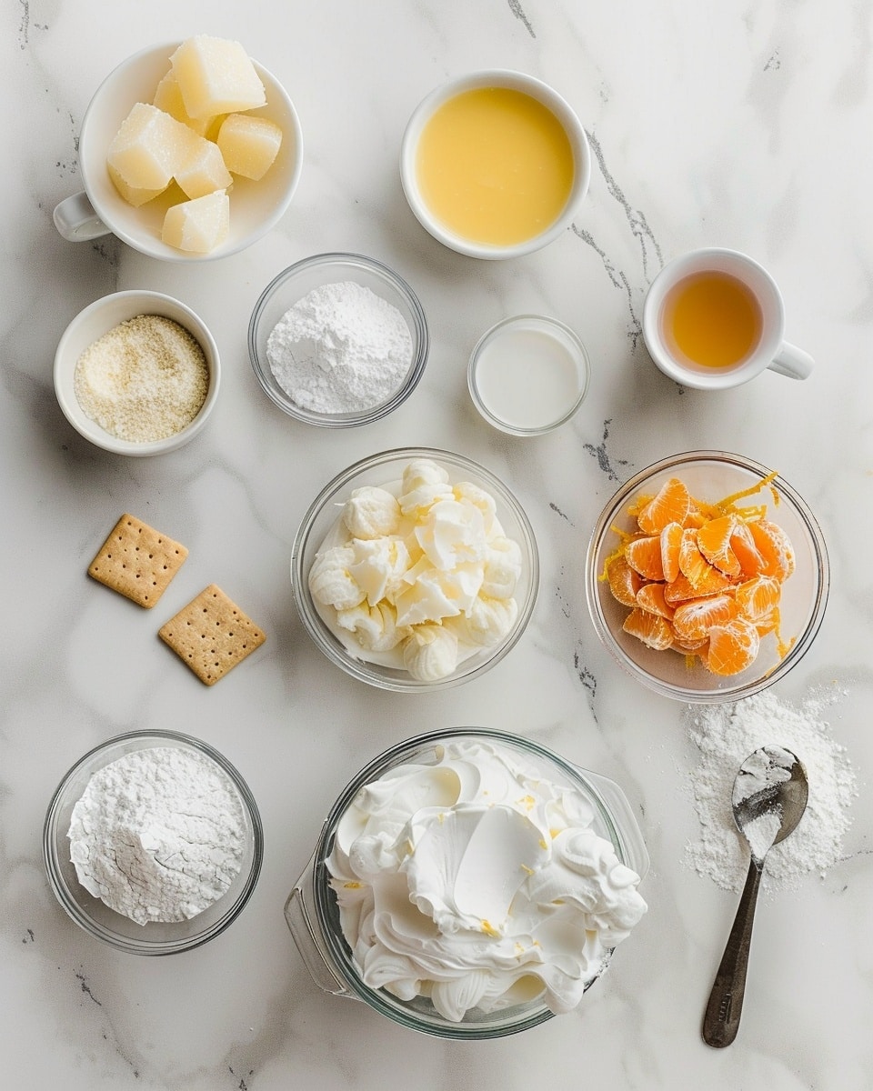 Single white plate holding one elegantly rounded white chocolate truffle, topped with sparkling orange sugar crystals and delicate white chocolate drizzle, revealing a cross-section that displays a smooth, creamy orange-infused center, garnished with a fresh orange slice on the side, close-up angle emphasizing the glossy surface and textured topping, natural lighting highlights the rich tones and interior layers, styled on a white marble surface, intimate plated serving photo taken with an iphone --ar 4:5 --v 7