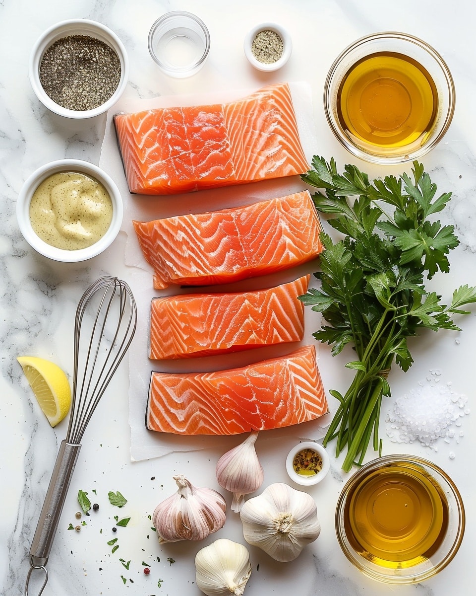 Single white bowl showing a plated serving of perfectly cooked salmon fillet with a golden crust, topped with fresh dill sprigs, resting on a bed of fluffy quinoa and accompanied by a vibrant mix of fresh leafy greens and two lemon wedges on the side, close-up angled view emphasizing the flaky texture of the salmon and the wholesome grains beneath, set on a white marble surface under natural lighting, styled like an individual portion ready to eat from a food blog, photo taken with an iphone --ar 4:5 --v 7