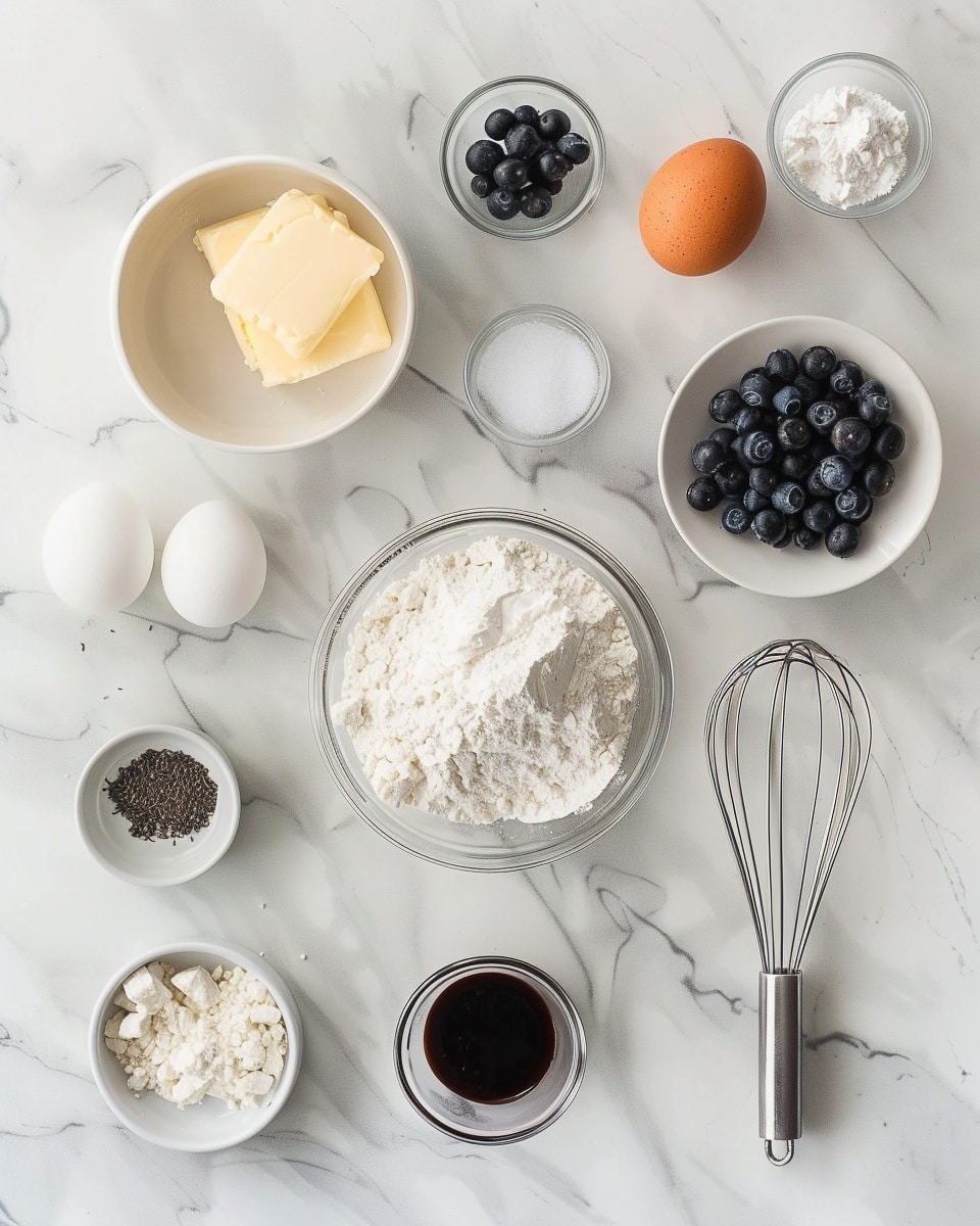 Single white plate holding one blueberry donut with a thick layer of glossy lavender glaze, close-up angled view revealing soft, moist interior dotted with whole blueberries and a subtle crumb texture around the edges, set on a white marble surface with natural lighting, styled to show a ready-to-eat single serving from a food blog, photo taken with an iphone --ar 4:5 --v 7