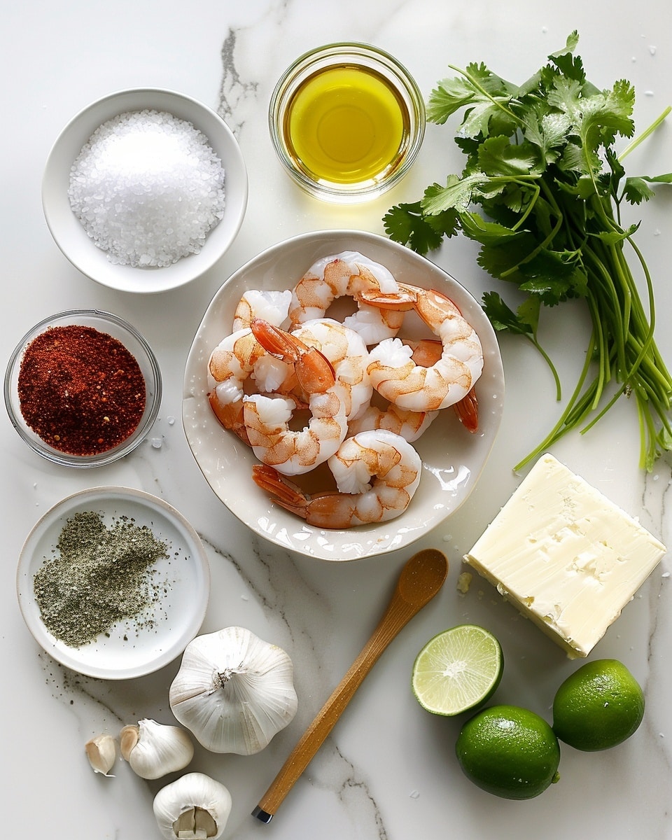 Single white plate featuring one generous portion of creamy shrimp and corn skillet, close-up angled shot revealing tender, seasoned shrimp atop a rich, orange-hued sauce filled with charred corn kernels and flecks of fresh cilantro, garnished with vibrant lime wedges on the side, natural lighting highlighting the textures and layers, set on a white marble surface, styled like a food blog intimate plated serving photo taken with an iphone --ar 4:5 --v 7