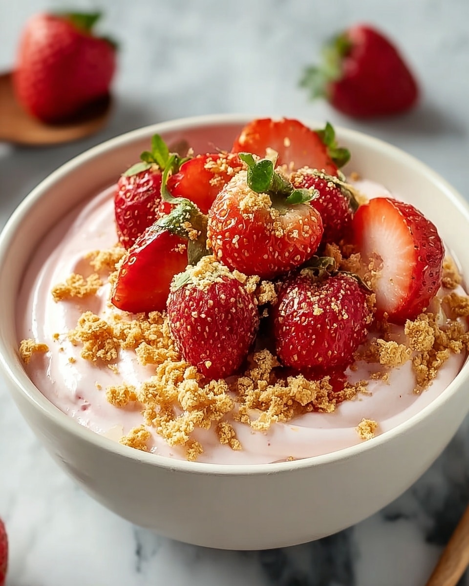 Delicious Strawberry Cheesecake Bowl: A Healthy, Sweet Treat You’ll Want Every Day Recipe