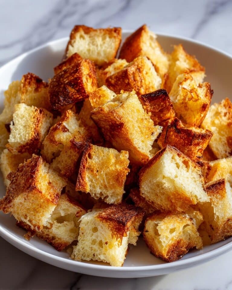 Homemade Crispy Italian Seasoned Croutons Recipe