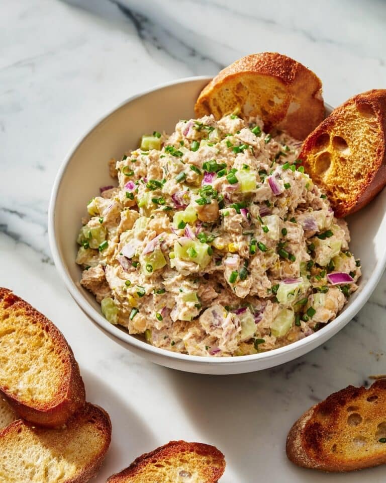 High-Protein Tuna Chickpea Salad Recipe