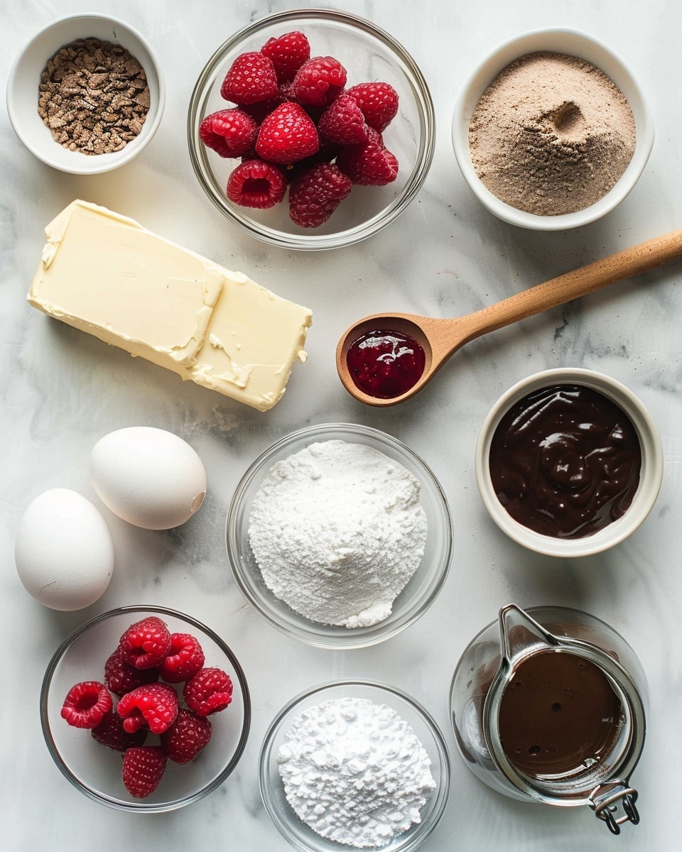 Single white plate with a single broken chocolate raspberry cookie showing the glossy cracked chocolate surface and the vibrant red raspberry filling inside, close-up angled shot highlighting the rich, moist texture and the fudgy interior, garnished with fresh raspberries beside the cookie, placed on white marble surface, natural lighting, intimate plated serving photo taken with an iphone --ar 4:5 --v 7