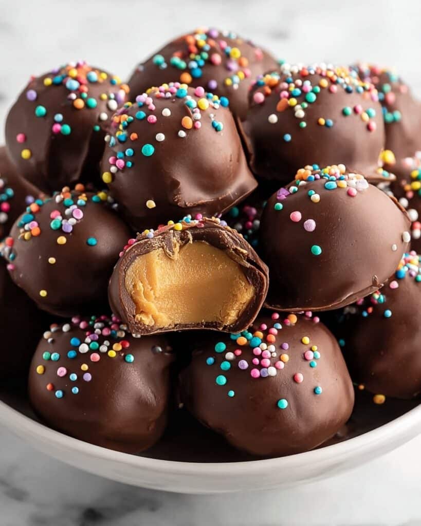 Chocolate Peanut Butter Balls Recipe