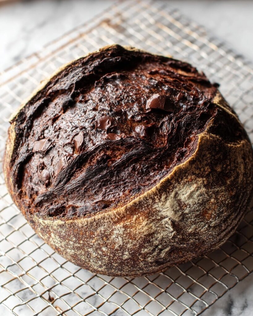 Sourdough Chocolate Mocha Bread Recipe