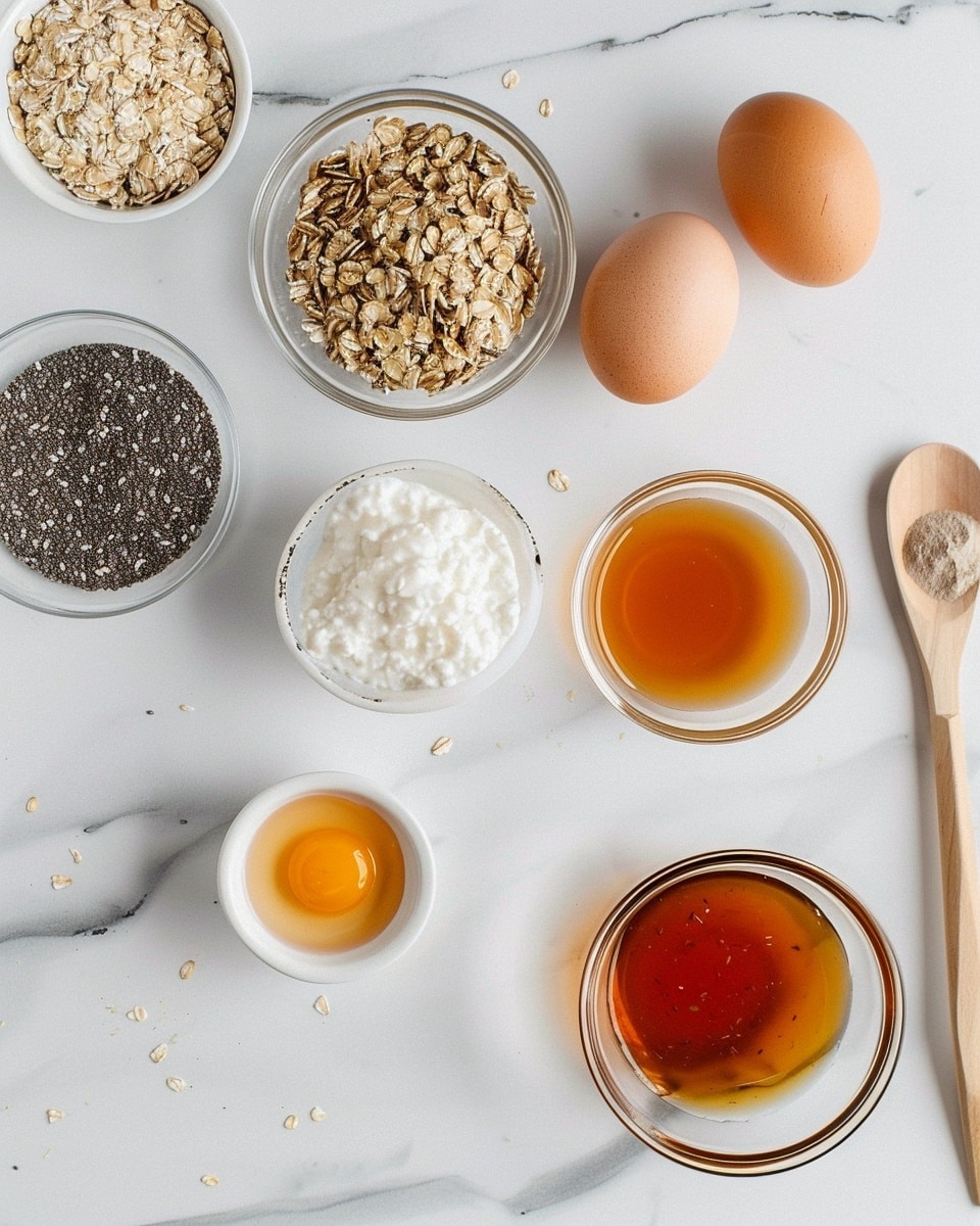 Single white plate holding a neatly stacked serving of three golden oat bars separated by thin sheets of parchment paper, close-up angled shot emphasizing the crunchy textured oats and the dense, chewy interior layers, natural light casting soft shadows, the plate set on a pristine white marble background, styled like an individual portion ready to eat, photo taken with an iphone --ar 4:5 --v 7