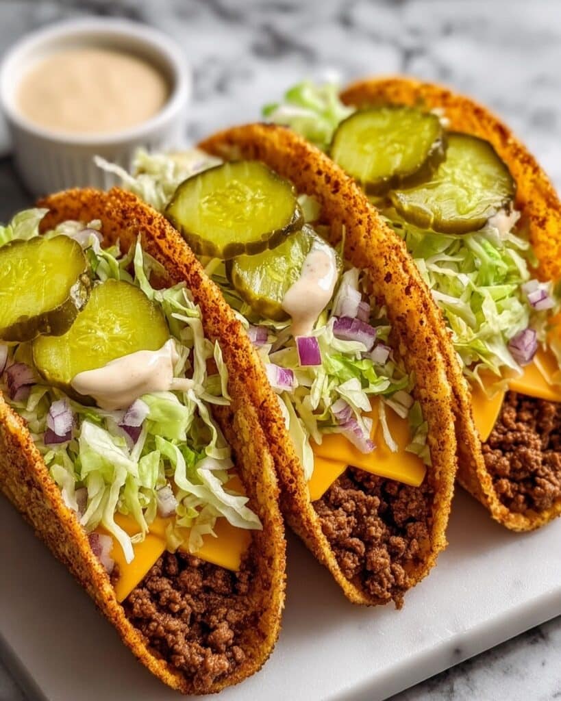 Smash Burger Tacos Recipe