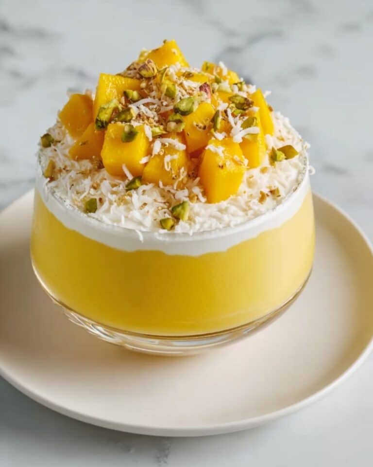 Cottage Cheese Mango Pudding Recipe