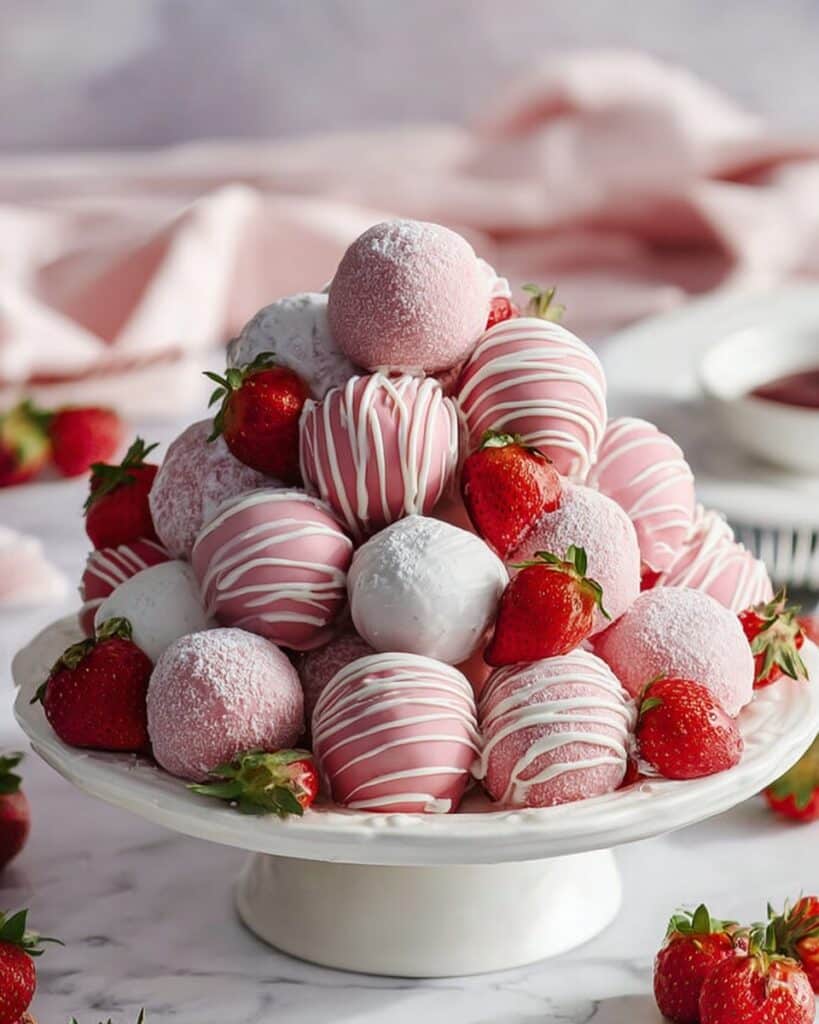 Strawberry Cheesecake Truffles Recipe
