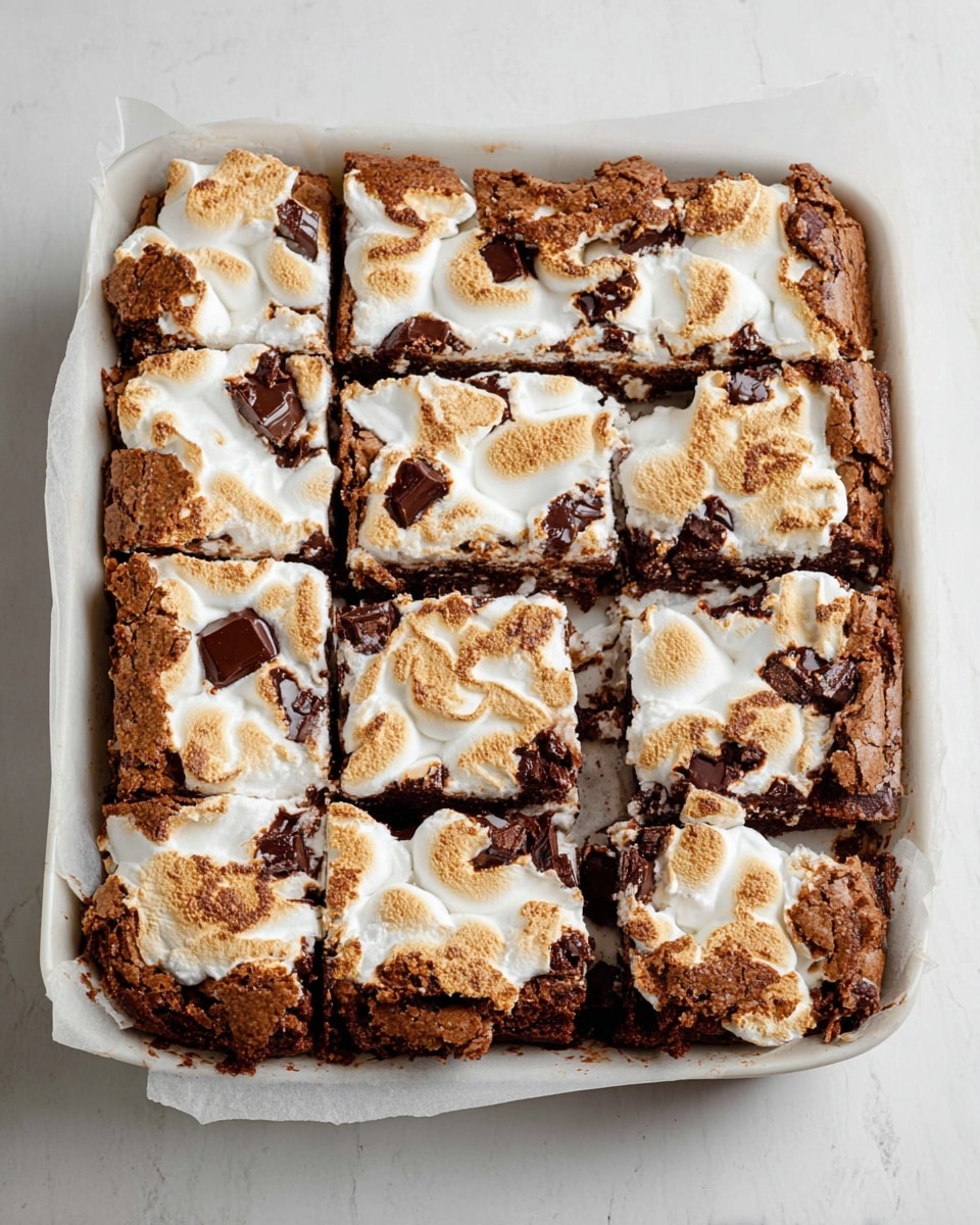 Easy S’mores Cookie Bars Recipe