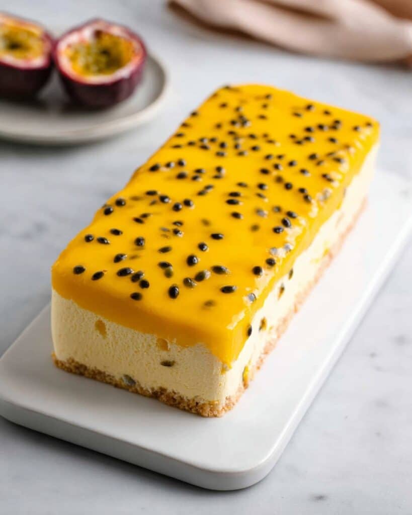 No Bake Passion Fruit Cheesecake Recipe