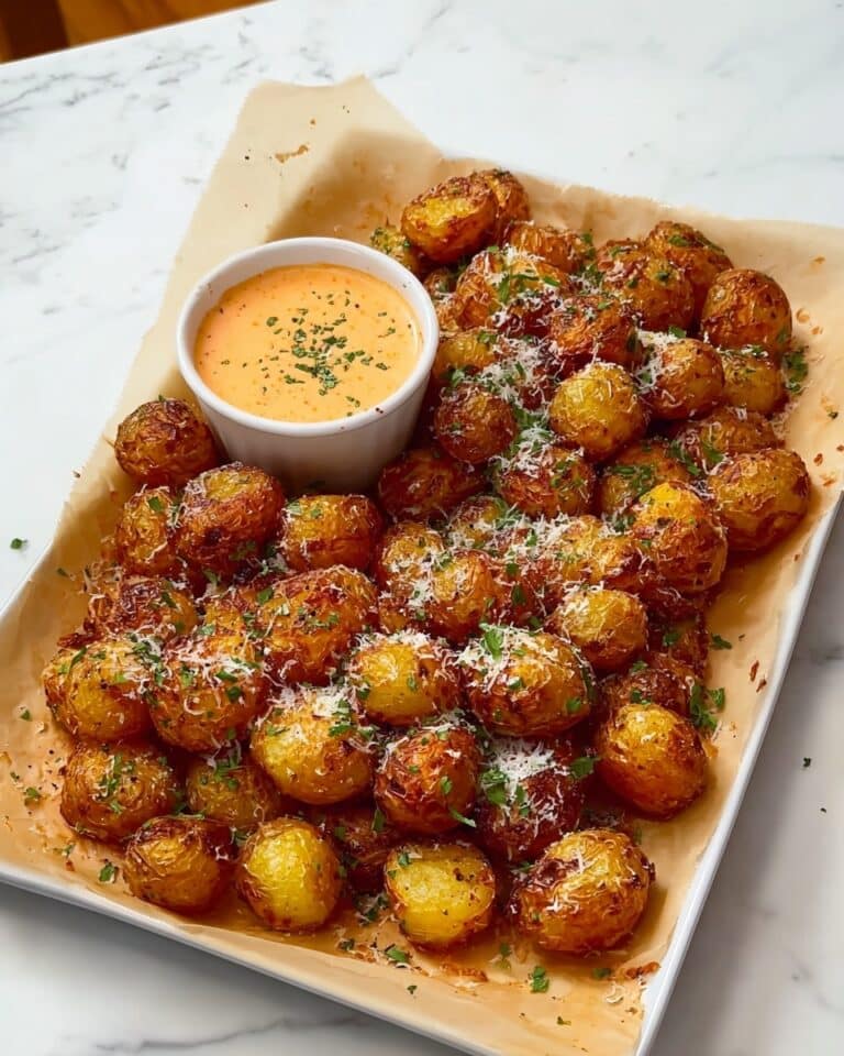 Crispy Spiced Potato Balls with Sriracha Mayo Recipe