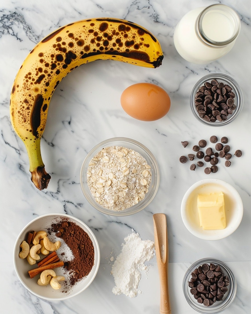 Single white plate showcasing one thick slice of chocolate banana pancake stack, angled to reveal the fluffy interior layers dotted with melted chocolate chips, topped with fresh banana slices and drizzled with glossy syrup, close-up shot on white marble background, natural soft lighting highlighting texture and richness, styled like a food blog serving photo taken with an iphone --ar 4:5 --v 7