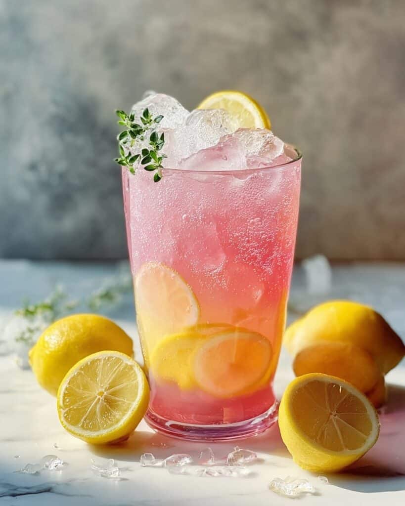 Honey Lemon Pink Soda: Refreshing Sparkler for Any Occasion Recipe